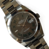 Rolex Datejust 41 Stainless Steel Wimbledon Dial 126300 FULL SET 2020