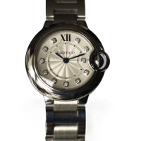 Cartier Ballon Bleu Lady Diamonds 28mm Stainless Steel WE902073 (3009) Box