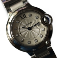 Cartier Ballon Bleu Lady Diamonds 28mm Stainless Steel WE902073 (3009) Box