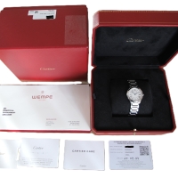 Cartier Ronde must de Cartier 29mm Edelstahl WSRN0033 (4422) Damenuhr FULL SET