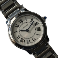Cartier Ronde must de Cartier 29mm Edelstahl WSRN0033 (4422) Damenuhr FULL SET