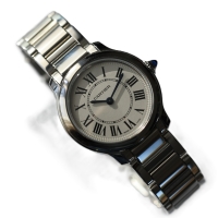 Cartier Ronde must de Cartier 29mm Edelstahl WSRN0033 (4422) Damenuhr FULL SET