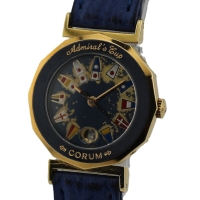 CORUM Admiral`s Cup Lady 18k Gold / Edelstahl 27mm QUARZ 39.610.31 FULL SET 1993
