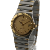 OMEGA Constellation Stahl / 18k Gelbgold 33,5mm Quarz Ref.: 1312.10.00 FULL SET