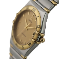 OMEGA Constellation Stahl / 18k Gelbgold 33,5mm Quarz Ref.: 1312.10.00 FULL SET