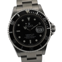 Rolex Submariner Date 40 Edelstahl 16610 K-Serie Herrenuhr FULL SET 2002