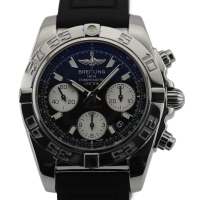 Breitling Chronomat 41 Schwarz AB014012/BA52 Kautschukarmband FULL SET 2016
