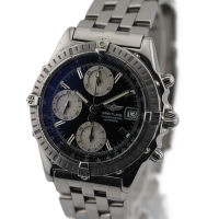 Breitling Chronomat GT Schwarz Pilotarmband A13352 FULL SET