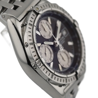 Breitling Chronomat GT Schwarz Pilotarmband A13352 FULL SET