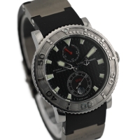 Ulysse Nardin Maxi Marine Diver Chronometer 40mm Stahl Herrenuhr 263-55 FULL SET