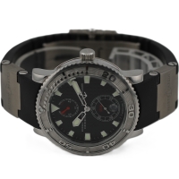 Ulysse Nardin Maxi Marine Diver Chronometer 40mm Stahl Herrenuhr 263-55 FULL SET