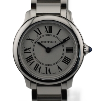 Cartier Ronde must de Cartier 29mm Edelstahl WSRN0033 (4422) Damenuhr FULL SET