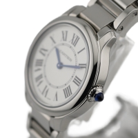 Cartier Ronde must de Cartier 29mm Edelstahl WSRN0033 (4422) Damenuhr FULL SET