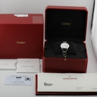 Cartier Ronde must de Cartier 29mm Edelstahl WSRN0033 (4422) Damenuhr FULL SET