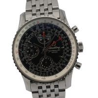 Breitling Montbrillant Datora Stahl Schwarz A2133012 Herrenuhr FULL SET 2018