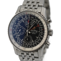 Breitling Montbrillant Datora Stahl Schwarz A2133012 Herrenuhr FULL SET 2018