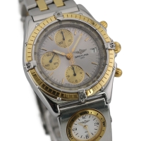 Breitling Chronomat UTC Stahl / 18k Gold Pilotarmband B13048 Herrenuhr Box