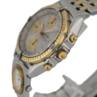 Breitling Chronomat UTC Stahl / 18k Gold Pilotarmband B13048 Herrenuhr Box