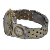 Breitling Chronomat UTC Stahl / 18k Gold Pilotarmband B13048 Herrenuhr Box