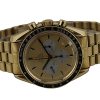 Omega Speedmaster Moonwatch "APOLLO XI 1969" 18k / 750 Gelbgold No.069 B&P
