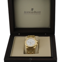 Audemars Piguet Royal Oak Chronograph 18k / 750er Gelbgold Herrenuhr FULL SET