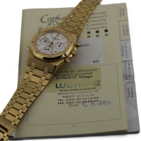 Audemars Piguet Royal Oak Chronograph 18k / 750er Gelbgold Herrenuhr FULL SET