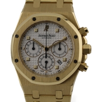 Audemars Piguet Royal Oak Chronograph 18k / 750er Gelbgold Herrenuhr FULL SET