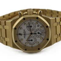 Audemars Piguet Royal Oak Chronograph 18k / 750er Gelbgold Herrenuhr FULL SET