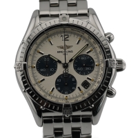 Breitling Cockpit Chronograph 37mm Edelstahl A30012 Herrenuhr Neuwertig Box