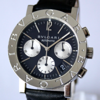 Bvlgari Bulgari Diagono Chronograph Automatik 38mm Edelstahl Ref.: BB38SLCH