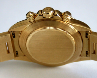 Rolex Daytona 18k / 750 Gelbgold Zenith 16528 Weißes Brillantblatt Inverted Six