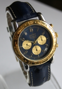 Zenith Epervier El Primero Chronograph Stahl Gold Automatik Ref.: 19.0130.400