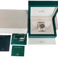 Rolex Datejust II Stainless Steel / 18k Gold 41mm Wimbledon 116333 FULL SET 2015