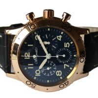Breguet Type XX Aeronavale Chronograph 18k / 750 Rosé Gold 3800 FULL SET