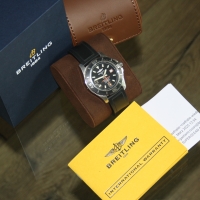 Breitling Superocean 44 Edelstahl Kautschukarmband A17391 B&P
