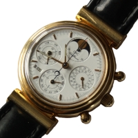 IWC Da Vinci Ewiger Kalender 18k / 750er Gelbgold Ref.: 3750 Herrenuhr FULLSET