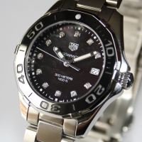 TAG HEUER AQUARACER Lady Stahl / Keramik 35mm Brillantblatt WAY131M.BA0748