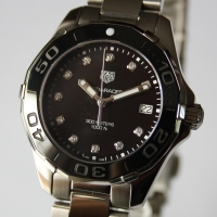 TAG HEUER AQUARACER Lady Stahl / Keramik 35mm Brillantblatt WAY131M.BA0748
