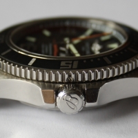 Breitling Superocean 44 Edelstahl Kautschukarmband A17391 B&P