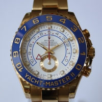 Rolex Yacht-Master II 18k / 750er Gelbgold 116688 M-Serie 44mm Herrenuhr Box