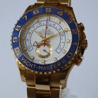 Rolex Yacht-Master II 18k / 750er Gelbgold 116688 M-Serie 44mm Herrenuhr Box