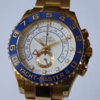 Rolex Yacht-Master II 18k / 750er Gelbgold 116688 M-Serie 44mm Herrenuhr Box