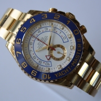 Rolex Yacht-Master II 18k / 750er Gelbgold 116688 M-Serie 44mm Herrenuhr Box