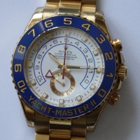 Rolex Yacht-Master II 18k / 750er Gelbgold 116688 M-Serie 44mm Herrenuhr Box