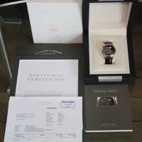 A. Lange & Söhne Große Lange 1 in 18k / 750er Roségold mit B&P Revision 05/2024