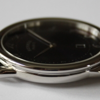 HERMÉS Arceau AR7Q.810 Quarz Edelstahl Leder Herrenuhr FULLSET UNGETRAGEN