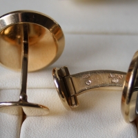 Patek Philippe Calatrava Cufflinks 18k Rosé Gold 205.9107R-001