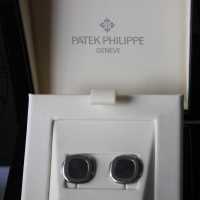 Patek Philippe Nautilus Cufflinks 18k White Gold 205.9057G-015