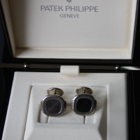 Patek Philippe Nautilus Cufflinks 18k White Gold 205.9057G-015
