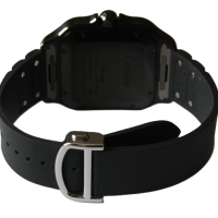 Cartier Santos Large PVD Black Grün + Schwarzes Zifferblatt WSSA0039 FULLSET
